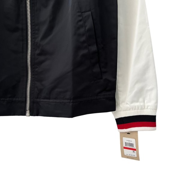 🆕 Levi’s Colorblock Stripe Trim Varsity Bomber Jacket - Picture 5 of 7